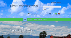 Desktop Screenshot of clermontvineyards.com